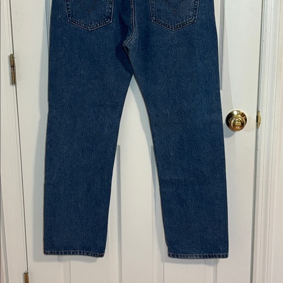 Levi’s 505 Blue Jeans, regular straight, cotton, 34 x 30 - Picture 8 of 9